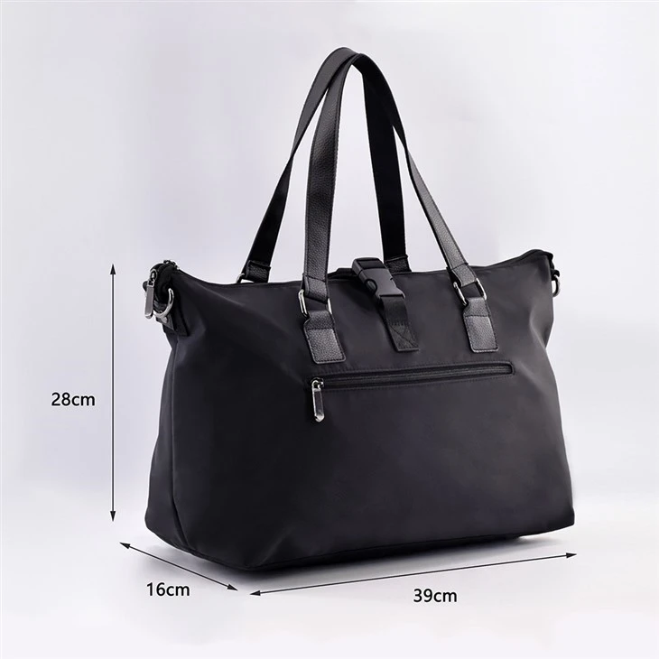 Durable Black Fashion Duffel Bag