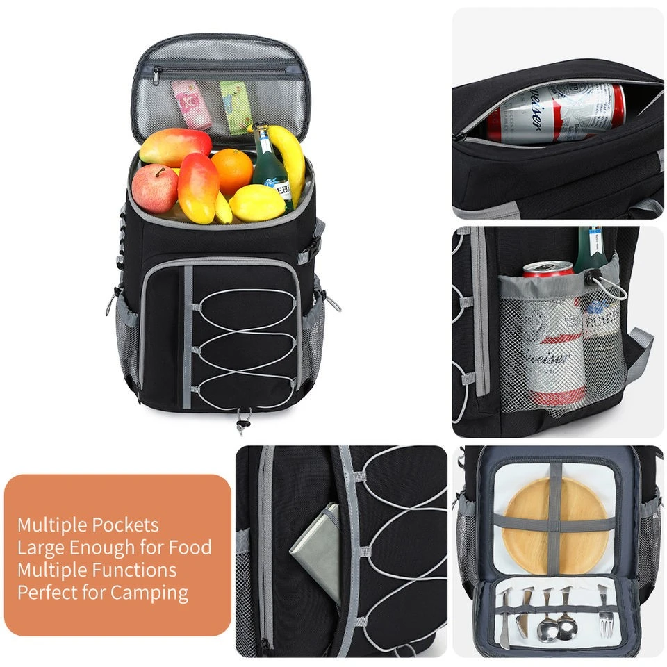 36L Waterproof Nylon Insulated Picnic Cooler Backpack suppliers