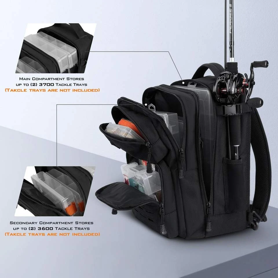 Custom Waterproof Fashion Oxford Fishing Tackle Sling Chest Bag factory
