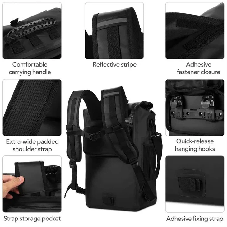Custom Water-resistant Bicycle Laptop Bag Manufacturer