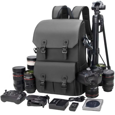 Waterproof Oxford Pwoteksyon Kamera Bag Pou Deyò